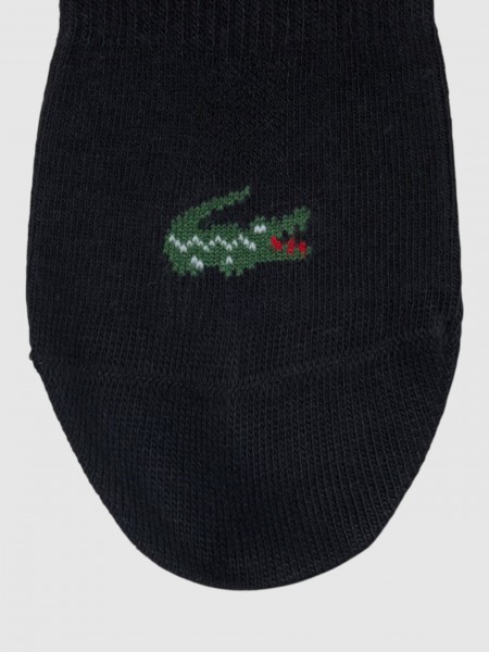 Socks Man Black Lacoste