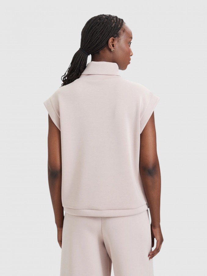 Blusa Mujer Beige Guess Underwear