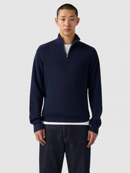 Pullover Man Navy Blue Levis