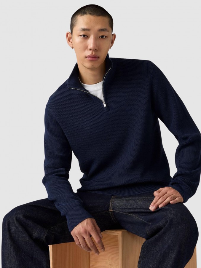 Pullover Man Navy Blue Levis