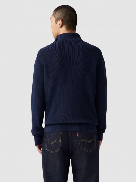 Pullover Man Navy Blue Levis