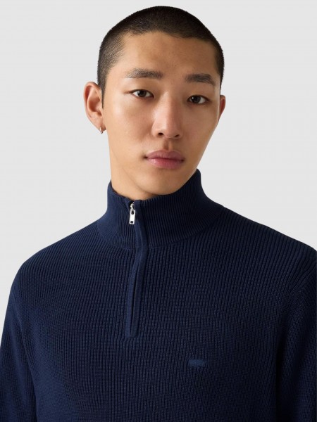 Pullover Man Navy Blue Levis