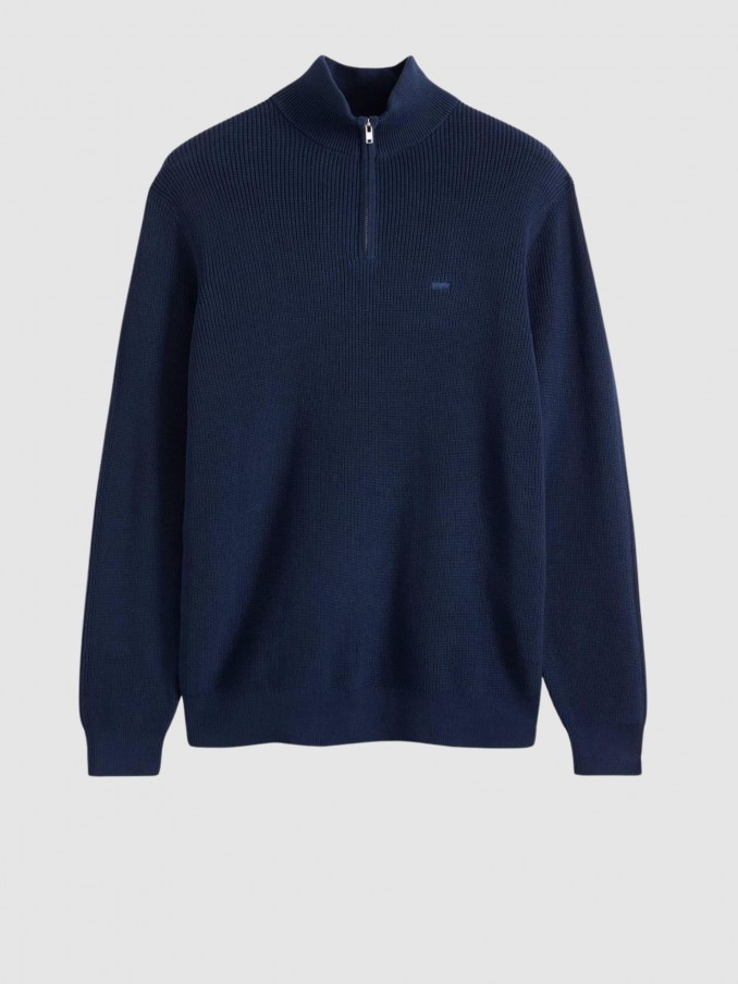 Pullover Man Navy Blue Levis