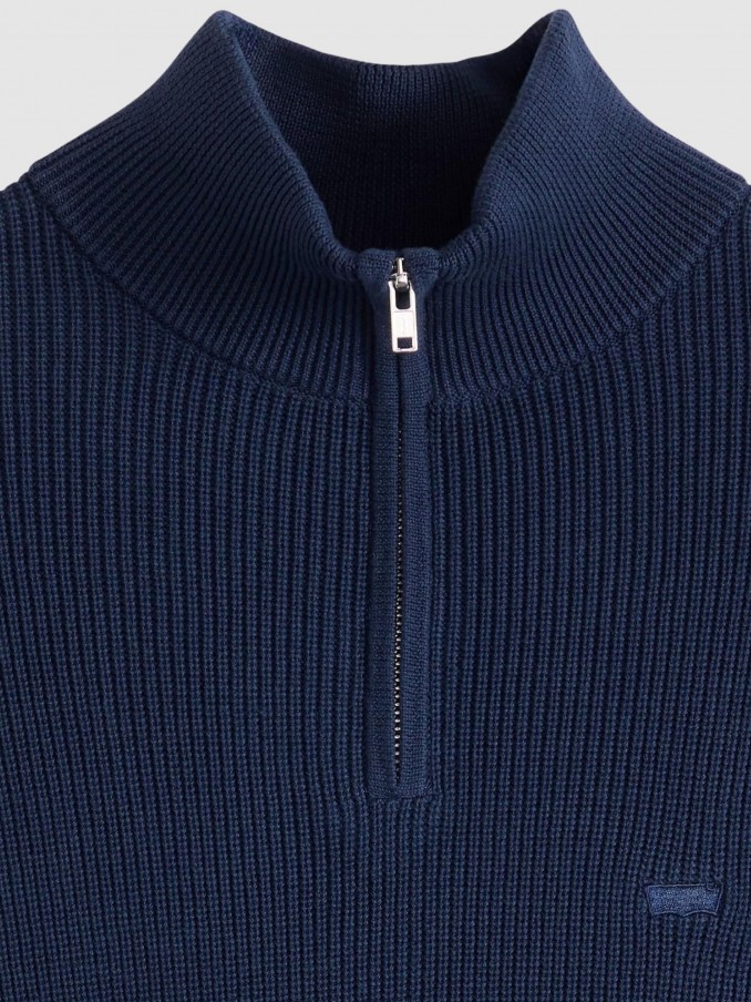 Pullover Man Navy Blue Levis