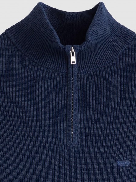 Pullover Man Navy Blue Levis