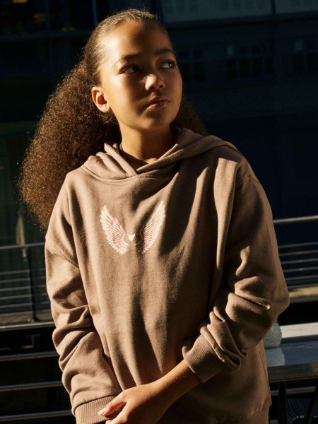 Sweatshirt Name It Menina Nkflotuse Ls Rlx Sweat Wh Bru