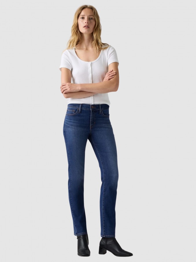 Jeans Woman Dark Jeans Levis