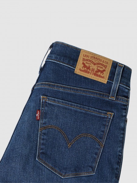 Jeans Woman Dark Jeans Levis