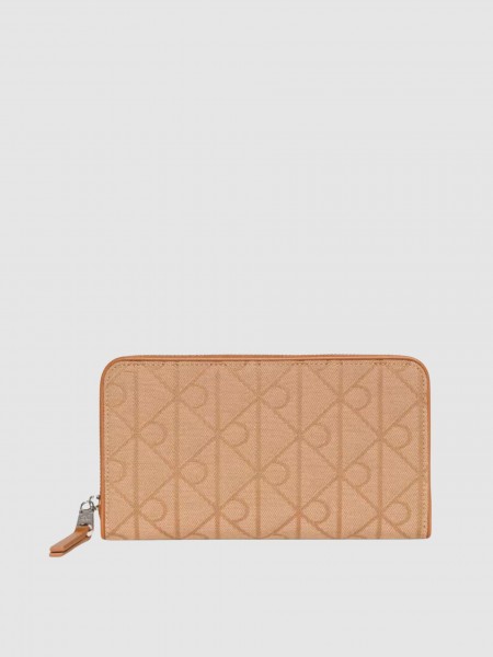 Carteira Calvin Klein Mulher Emblem Aop Jcqrd Passport Wallet