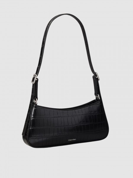 Mala Calvin Klein Mulher Ck Croc Small Shoulder Bag Mala Calvin Klein Mulher Ck Croc Small Shoulder Bag
