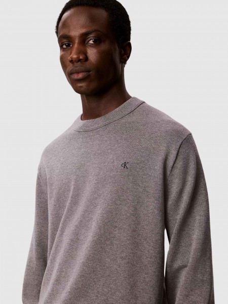 Pullover Man Grey Calvin Klein