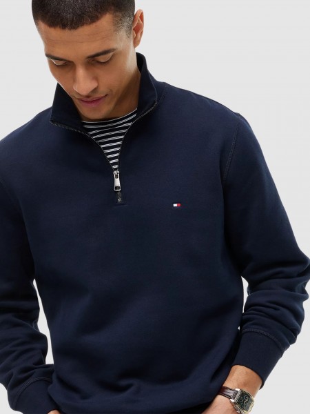 Polo Tommy Hilfiger Homem Essential Fleece 1/4 Zip