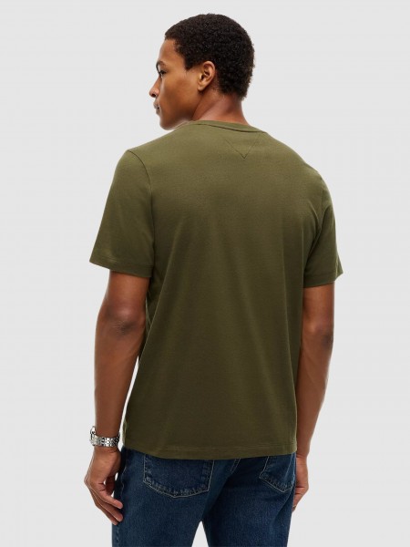 T-Shirt Tommy Hilfiger Homem Ess Seasonal Reg Fit Solid Tee