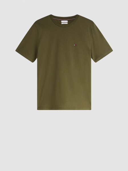 T-Shirt Tommy Hilfiger Homem Ess Seasonal Reg Fit Solid Tee