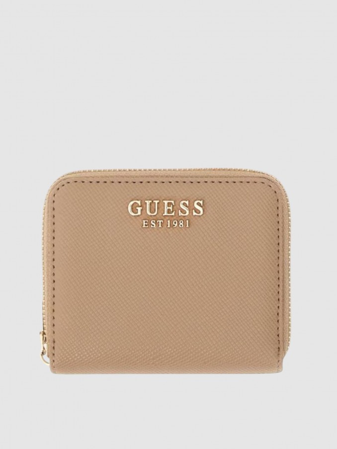 Wallet Woman Beige Guess