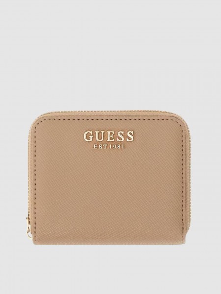 Wallet Woman Beige Guess