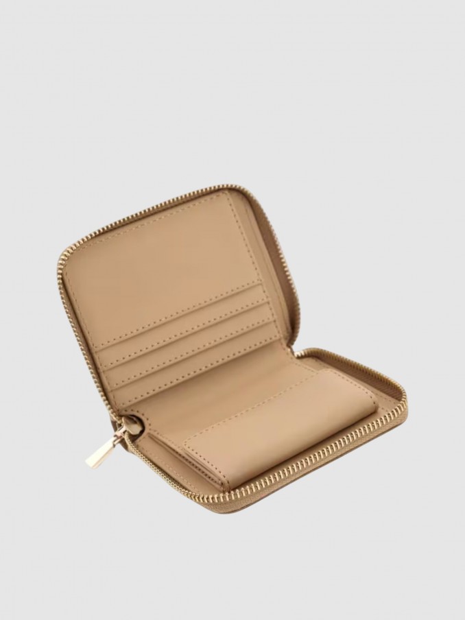 Wallet Woman Beige Guess
