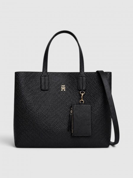 Mala Tommy Hilfiger Mulher Th Icon Satchel Mono