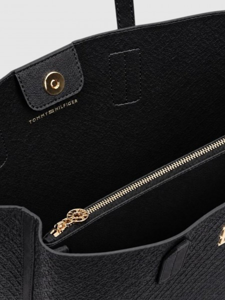 Mala Tommy Hilfiger Mulher Th Icon Satchel Mono