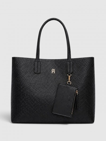 Mala Tommy Hilfiger Mulher Th Icon Satchel Mono