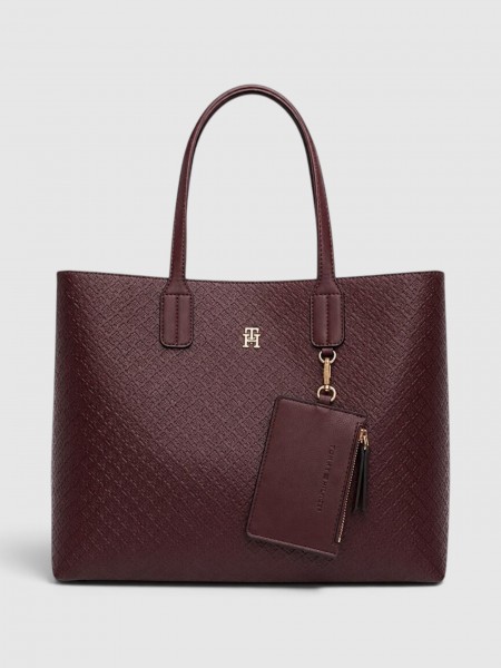 Mala Tommy Hilfiger Mulher Th Icon Satchel Mono