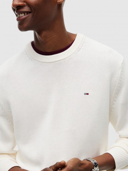 Camis�n Hombre Crema Tommy Jeans