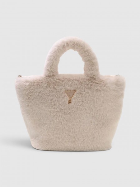 Mala Guess Menina Faux Fur Tote Bag