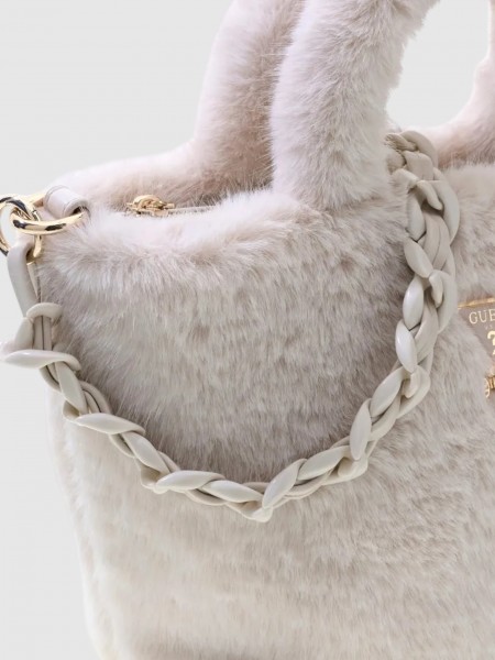 Mala Guess Menina Faux Fur Tote Bag