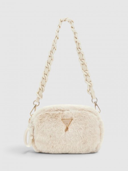 Mala Guess Menina Faux Fur Camera Bag