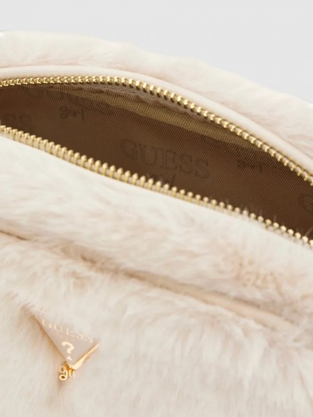 Mala Guess Menina Faux Fur Camera Bag