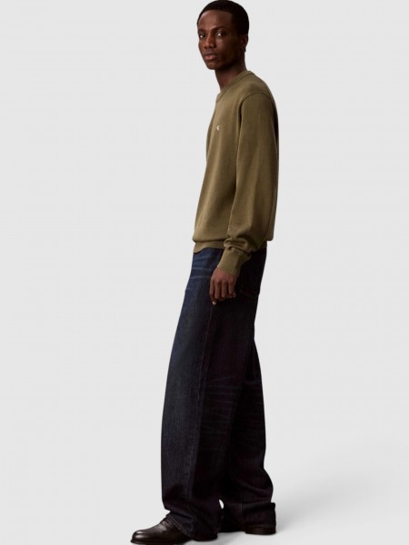 Pullover Man Green Calvin Klein Pullover Man Green Calvin Klein