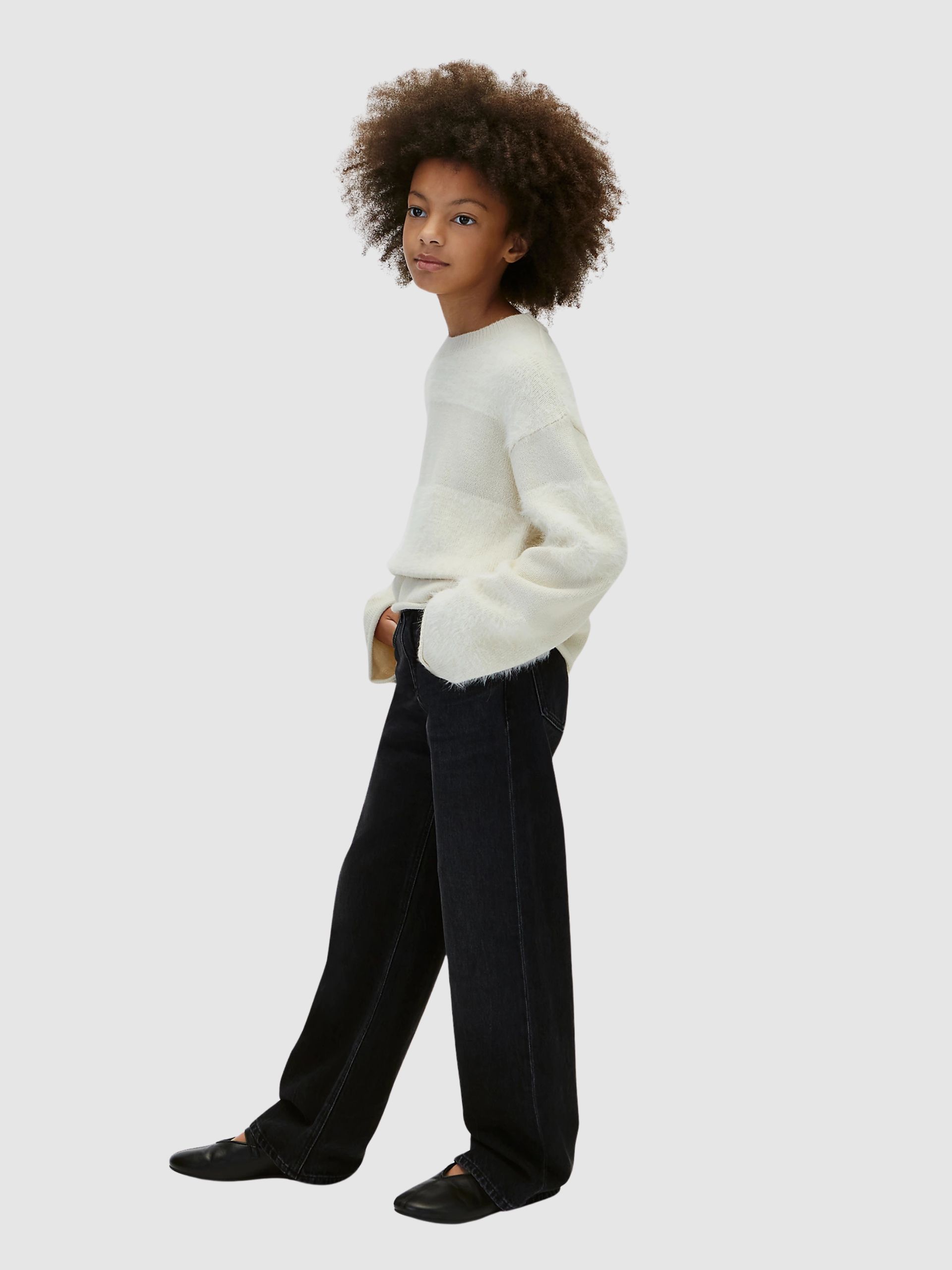 Jeans Niña Negro Calvin Klein