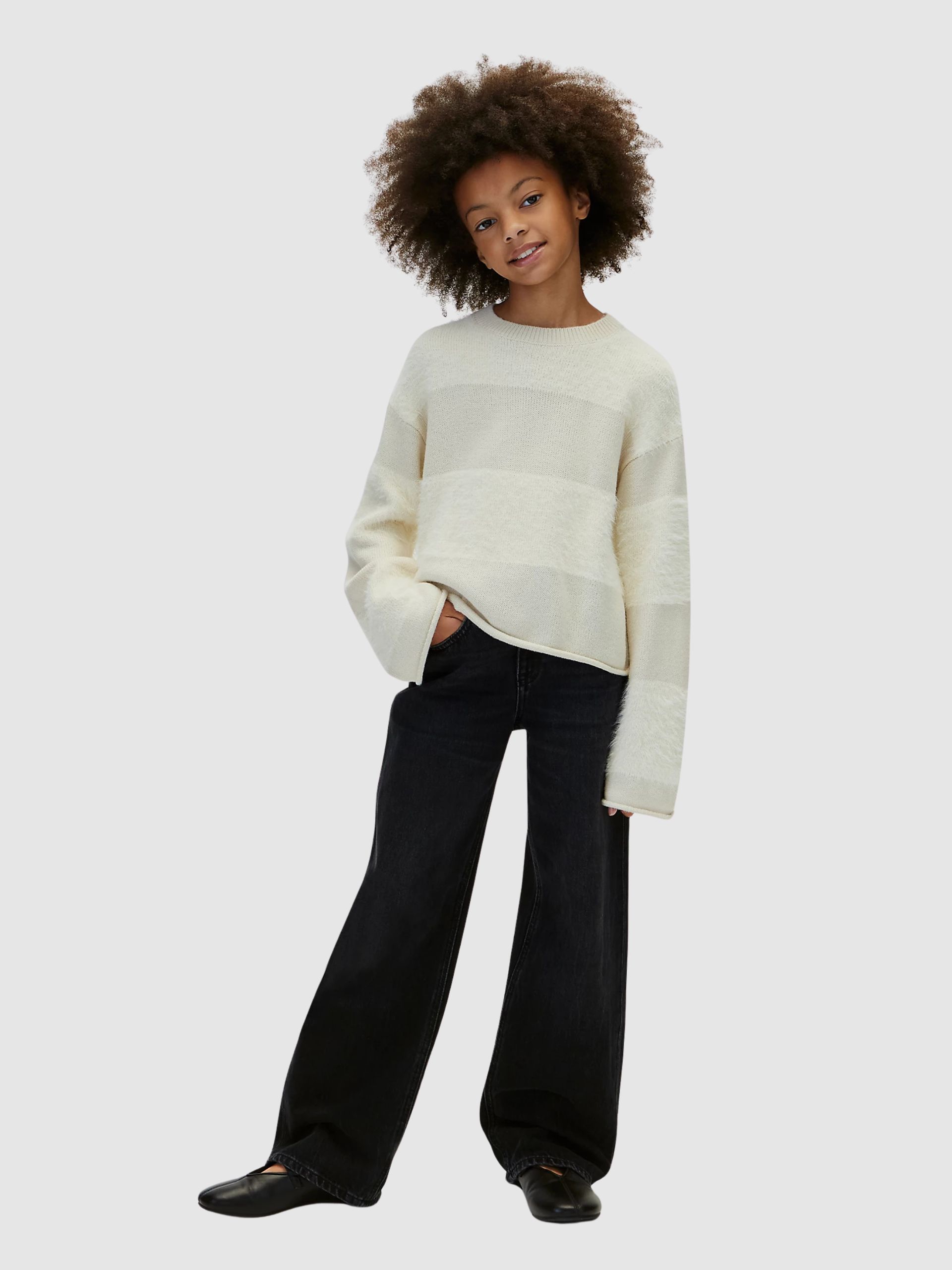 Jeans Niña Negro Calvin Klein