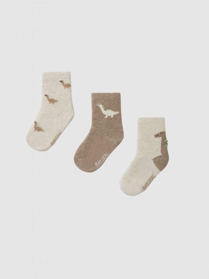 Socks Baby Boy Beige Mayoral
