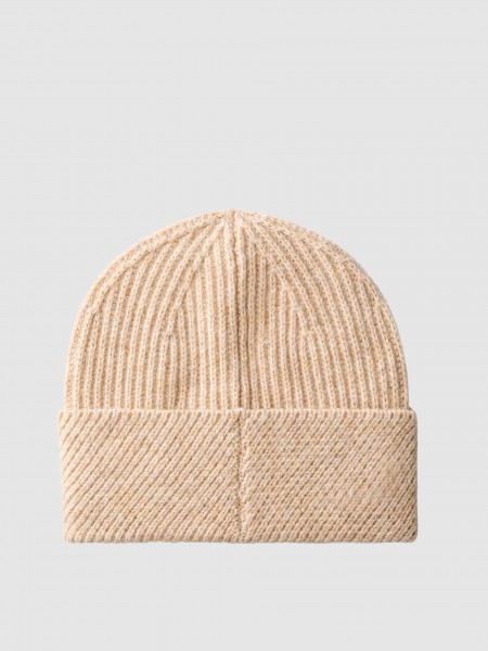 Beanie Woman Beige Calvin Klein