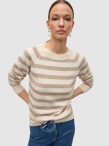 Camisola Vero Moda Mulher Vmdoffy Ls O-Neck Blouse Ga Noos