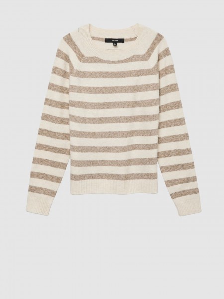 Camisola Vero Moda Mulher Vmdoffy Ls O-Neck Blouse Ga Noos
