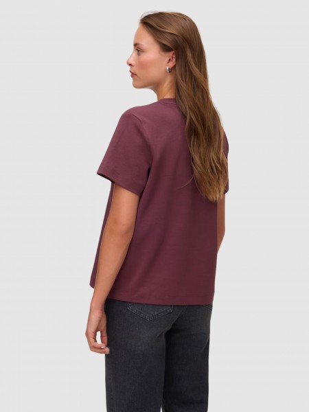 T-Shirt Vero Moda Mulher Awnaima Ss O-Neck T-Shirt Noos