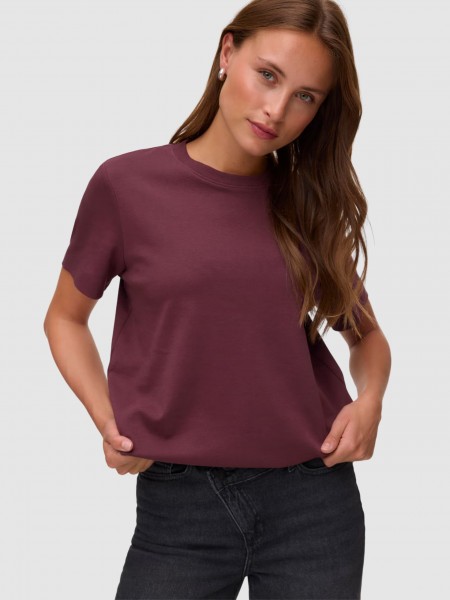 T-Shirt Vero Moda Mulher Awnaima Ss O-Neck T-Shirt Noos