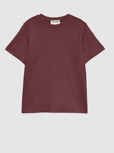 T-Shirt Vero Moda Mulher Awnaima Ss O-Neck T-Shirt Noos