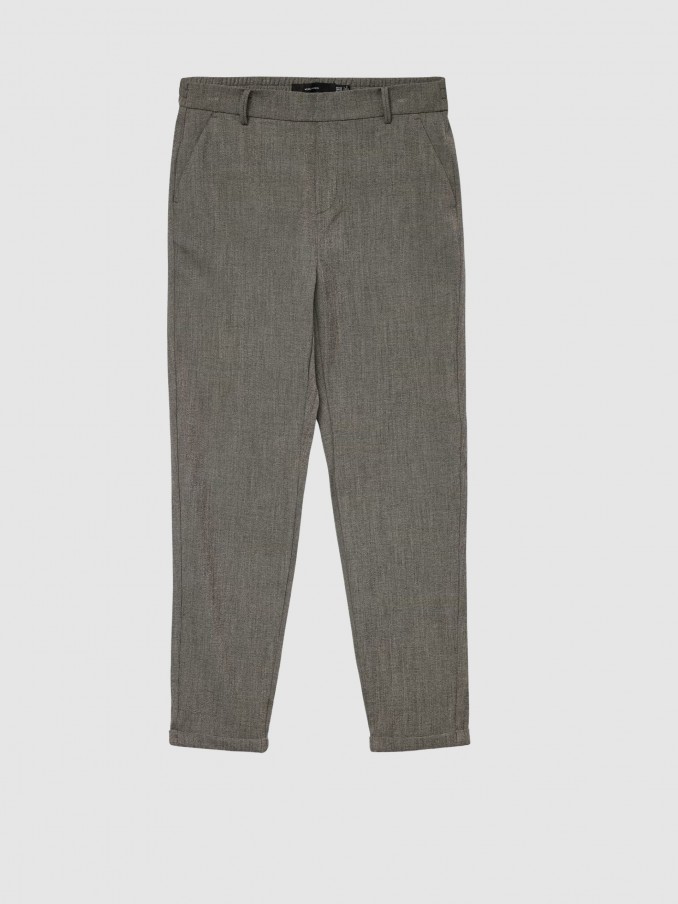 Pantalones Mujer Marrón Vero Moda
