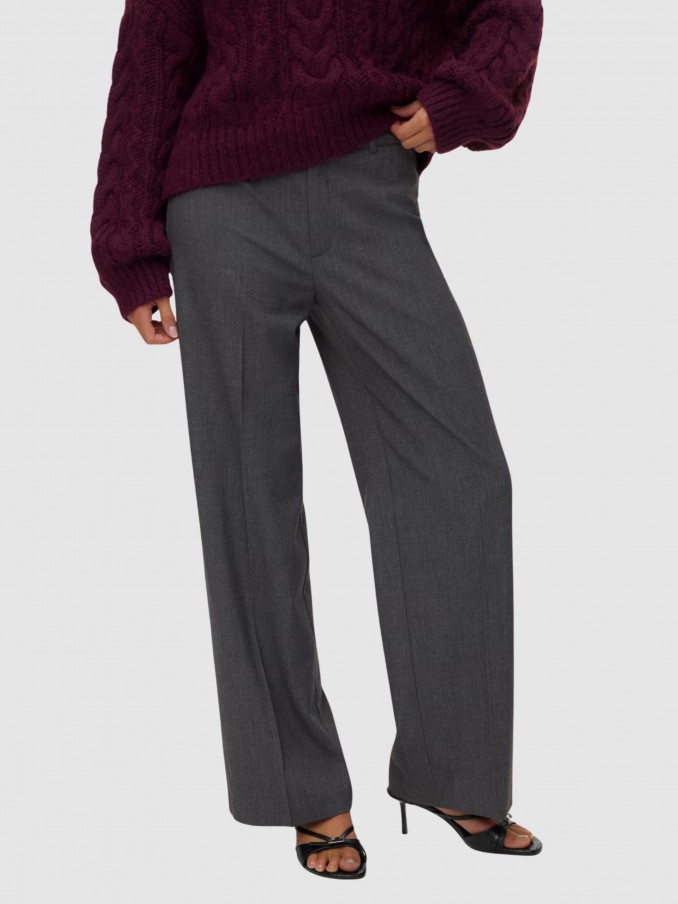 Pants Woman Dark Grey Vero Moda