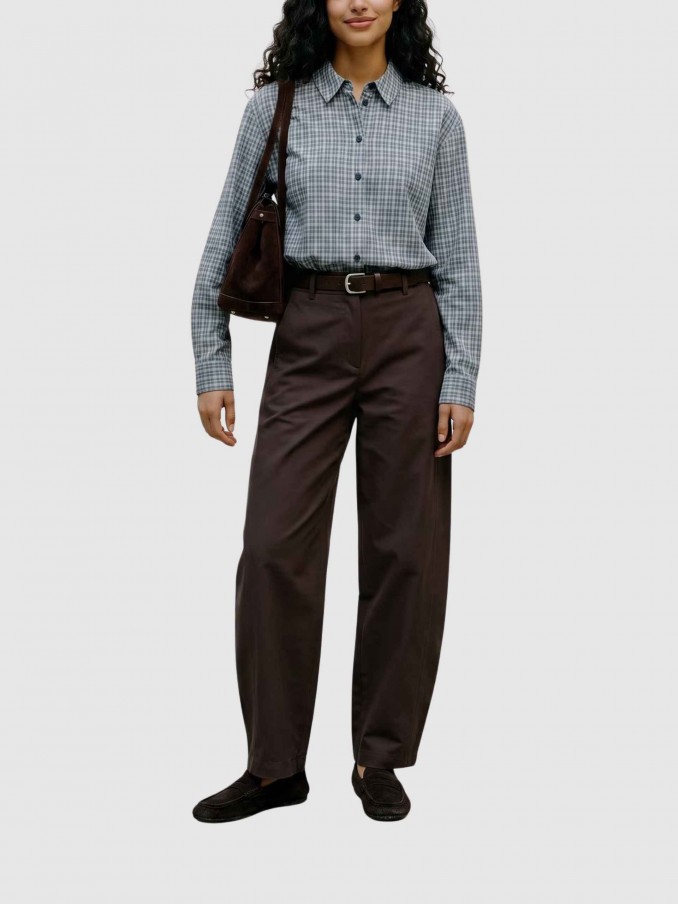 Pants Woman Dark Brown Vero Moda