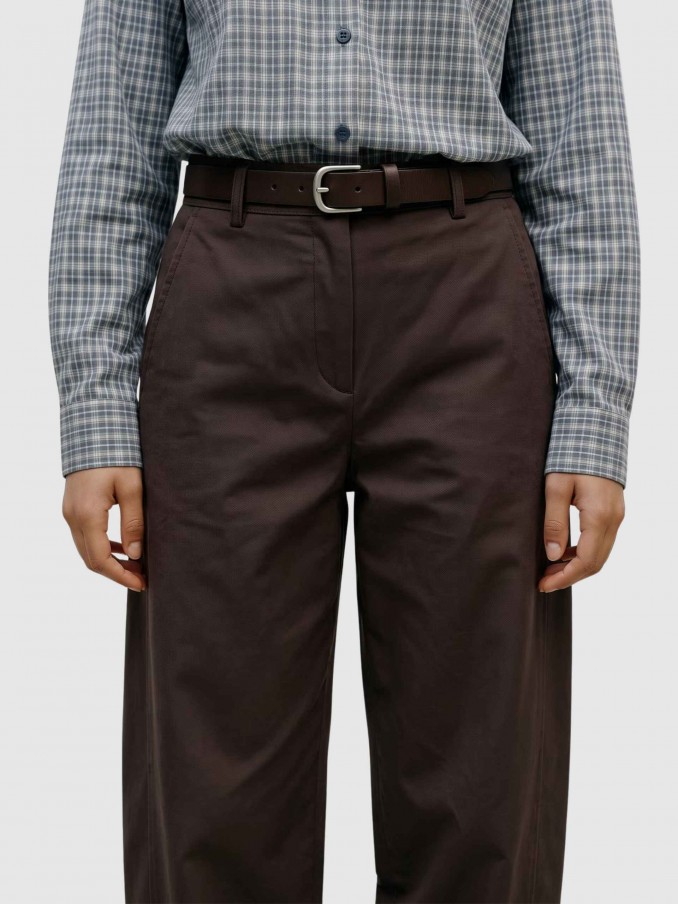 Pants Woman Dark Brown Vero Moda
