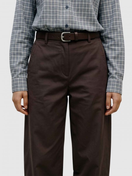 Pants Woman Dark Brown Vero Moda