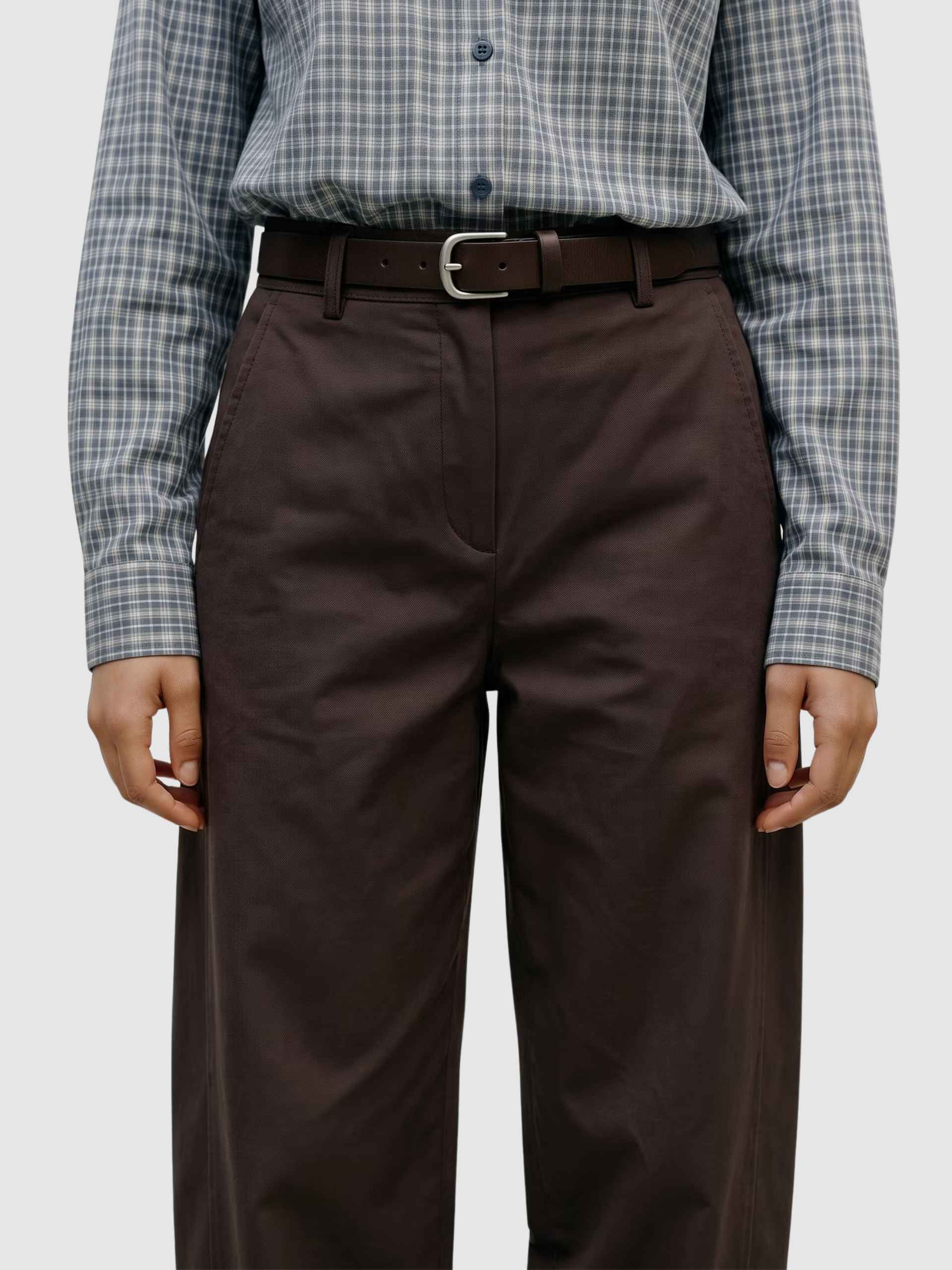 Pantalones Mujer Castaño Oscuro Vero Moda