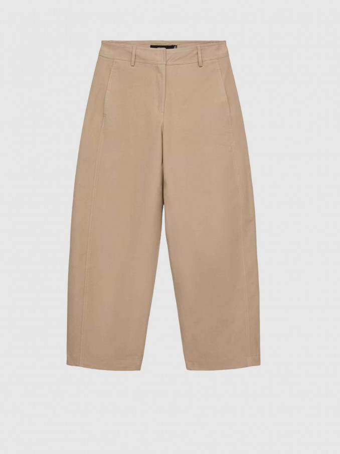 Pantalones Mujer Beige Vero Moda
