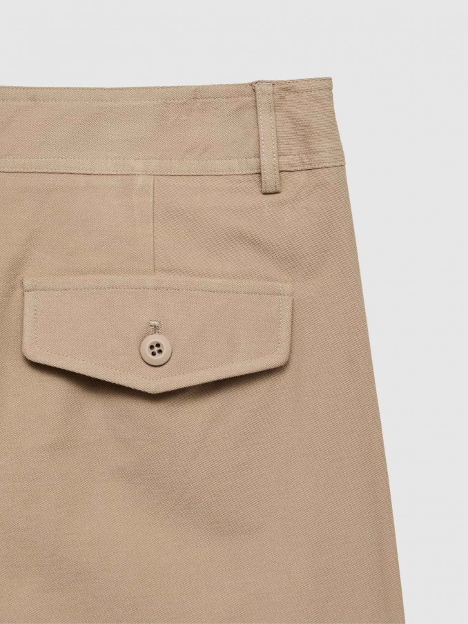 Pantalones Mujer Beige Vero Moda