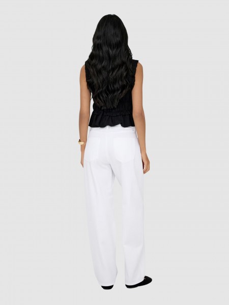 Jeans Woman White Only