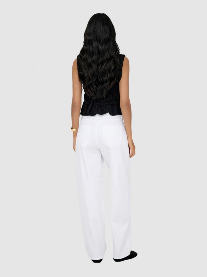 Jeans Woman White Only